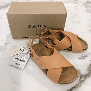 Zara baby tan sandals